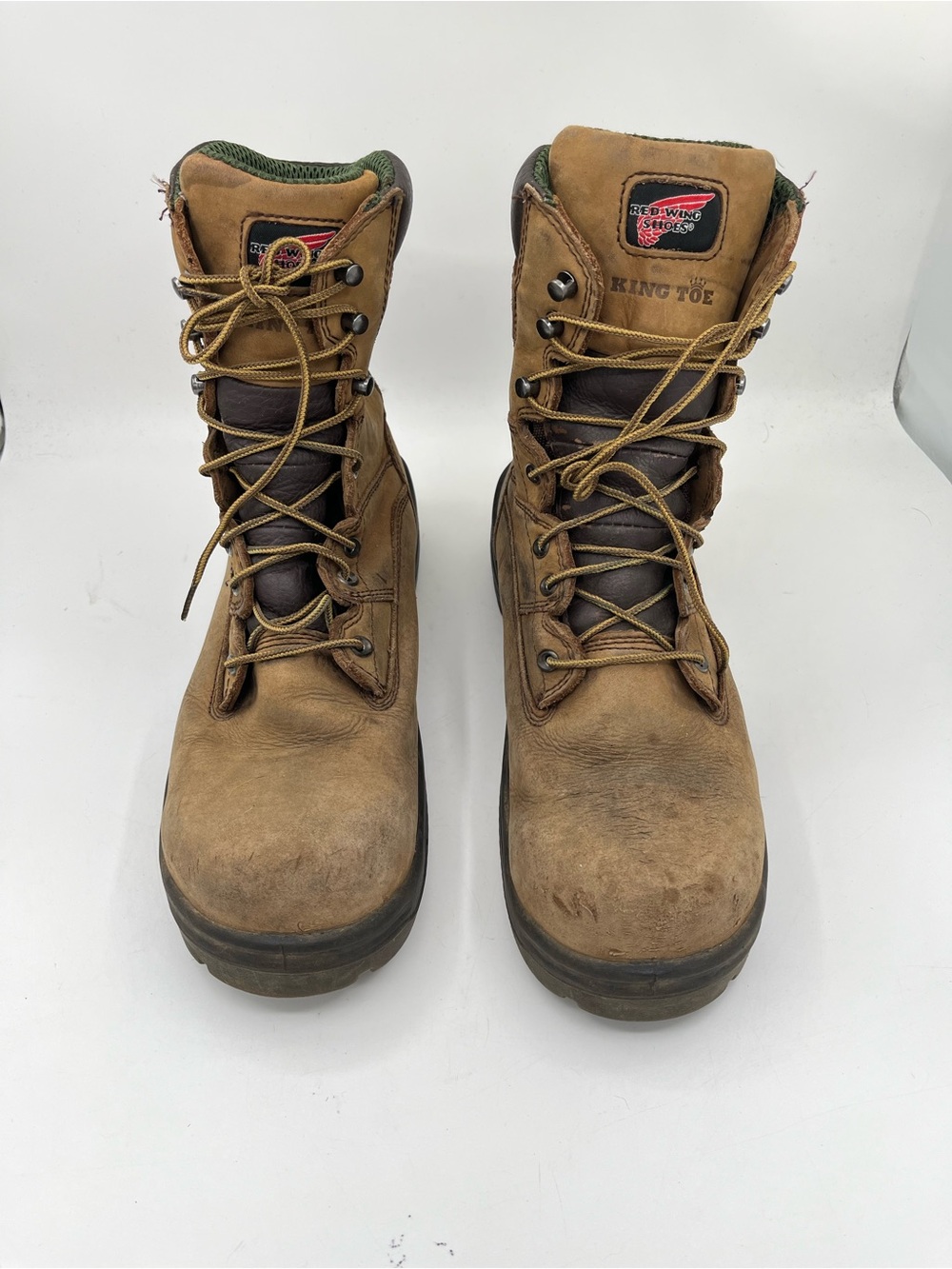 Red Wing Shoes Tan Brown King Toe Work Boots